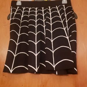 Kreepsville mini web skirt